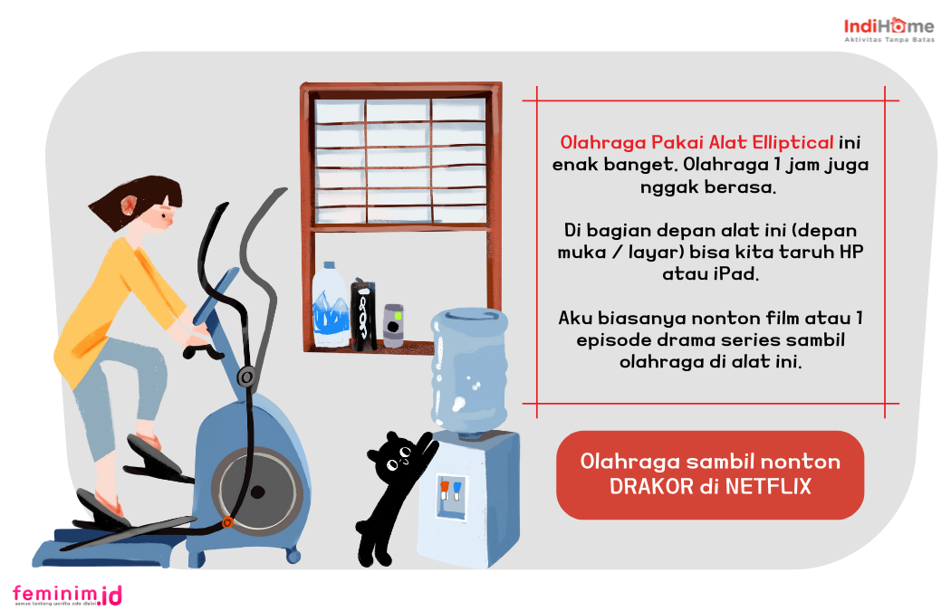 5. Elliptical - Alat Olahraga untuk Cardio