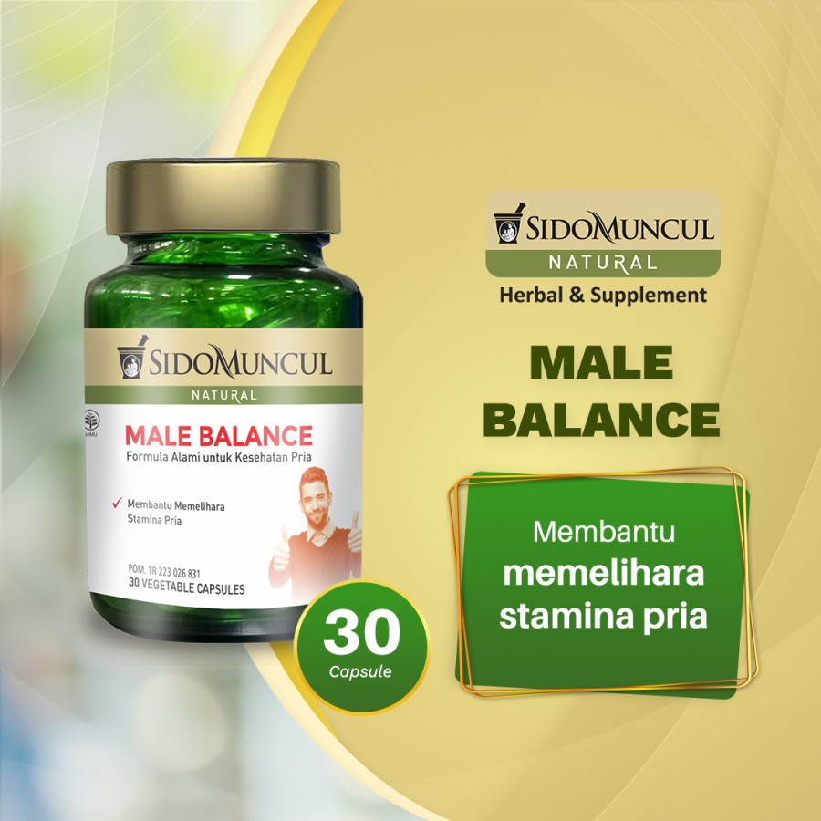 Tingkatkan Hormon Testosteron dengan Konsumsi Sido Muncul Natural Male Balance